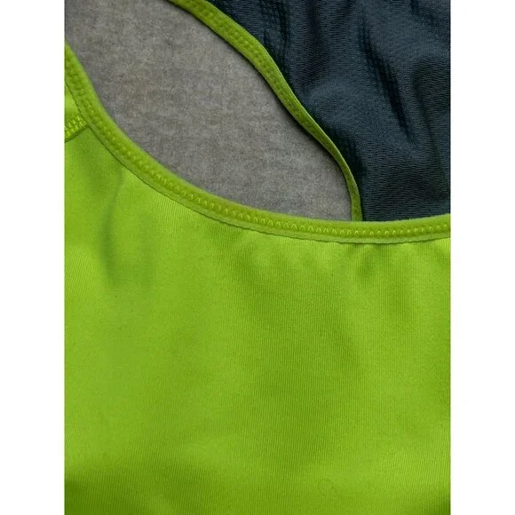 Nike Dri-Fit Neon Yellow/Green Racer Back Activewear Sports Bras Lot 2 Bras  XS - Picture 6 of 6